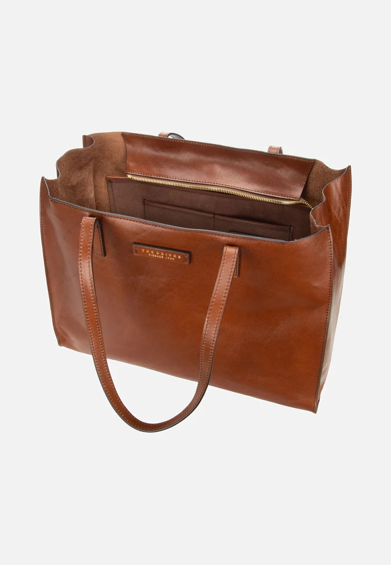 Mirra Shopping with Zip 1314 Marrone/Oro - Shopper