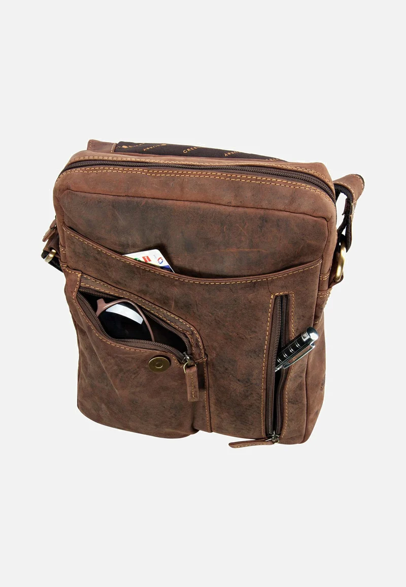 Vintage Revolver Bag Sattelbraun - Crossbody Bag