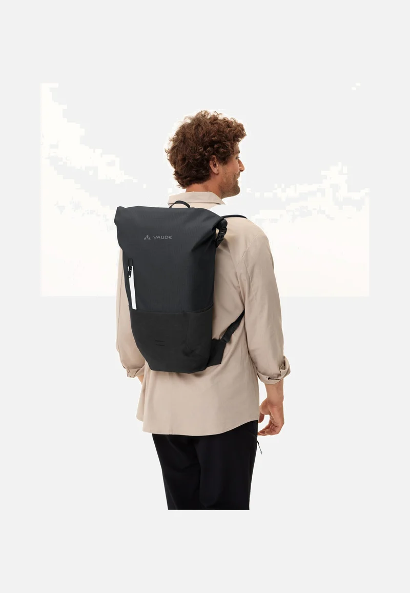 CityGo 18 Black - Rolltop Rucksack