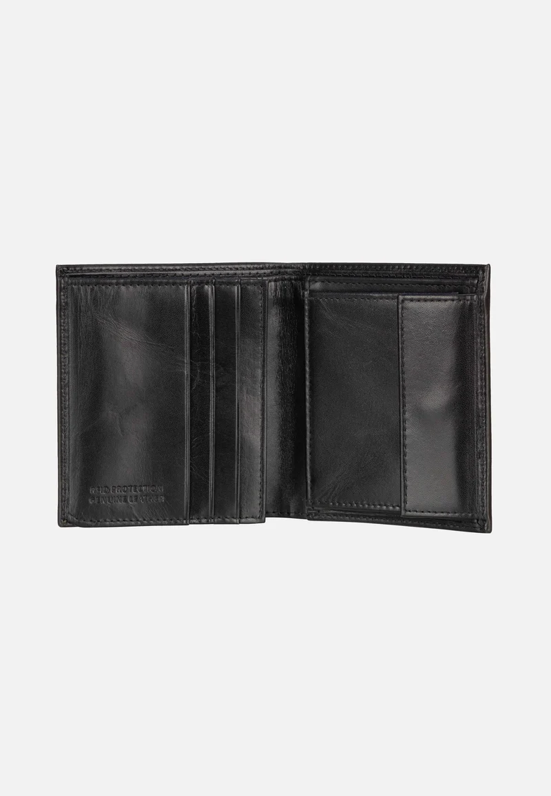 Nobile Vertical Small with Flap Schwarz - Portemonnaie