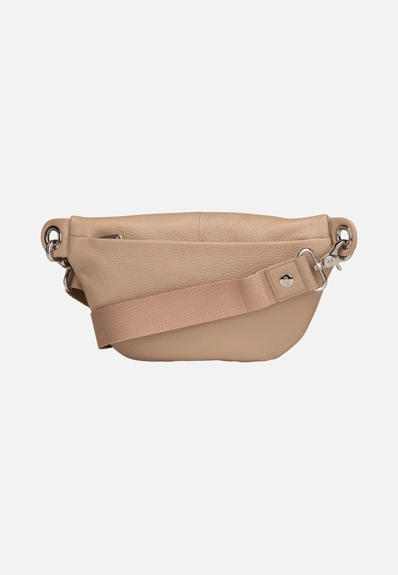Mellow Leather Bum Bag FZT73 Warm Taupe - Bauchtasche