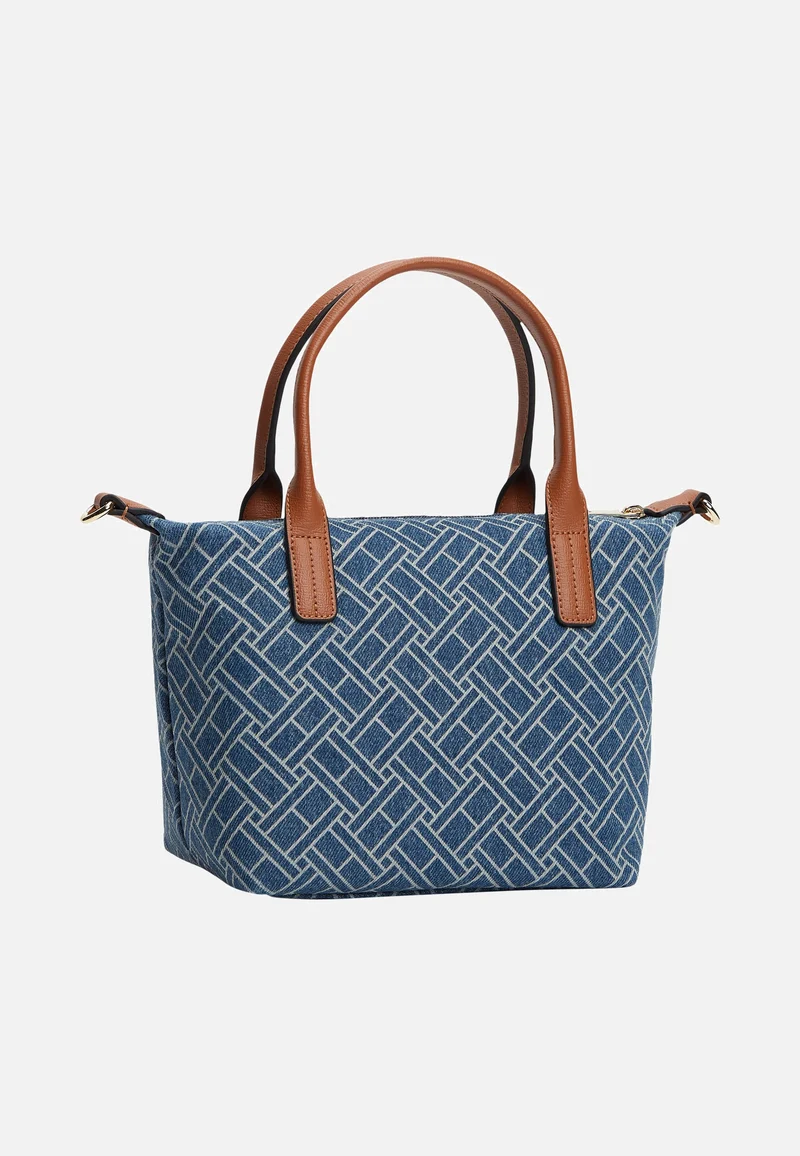 Popette Mini Tote Denim Flag Blue Denim - Tote Bag