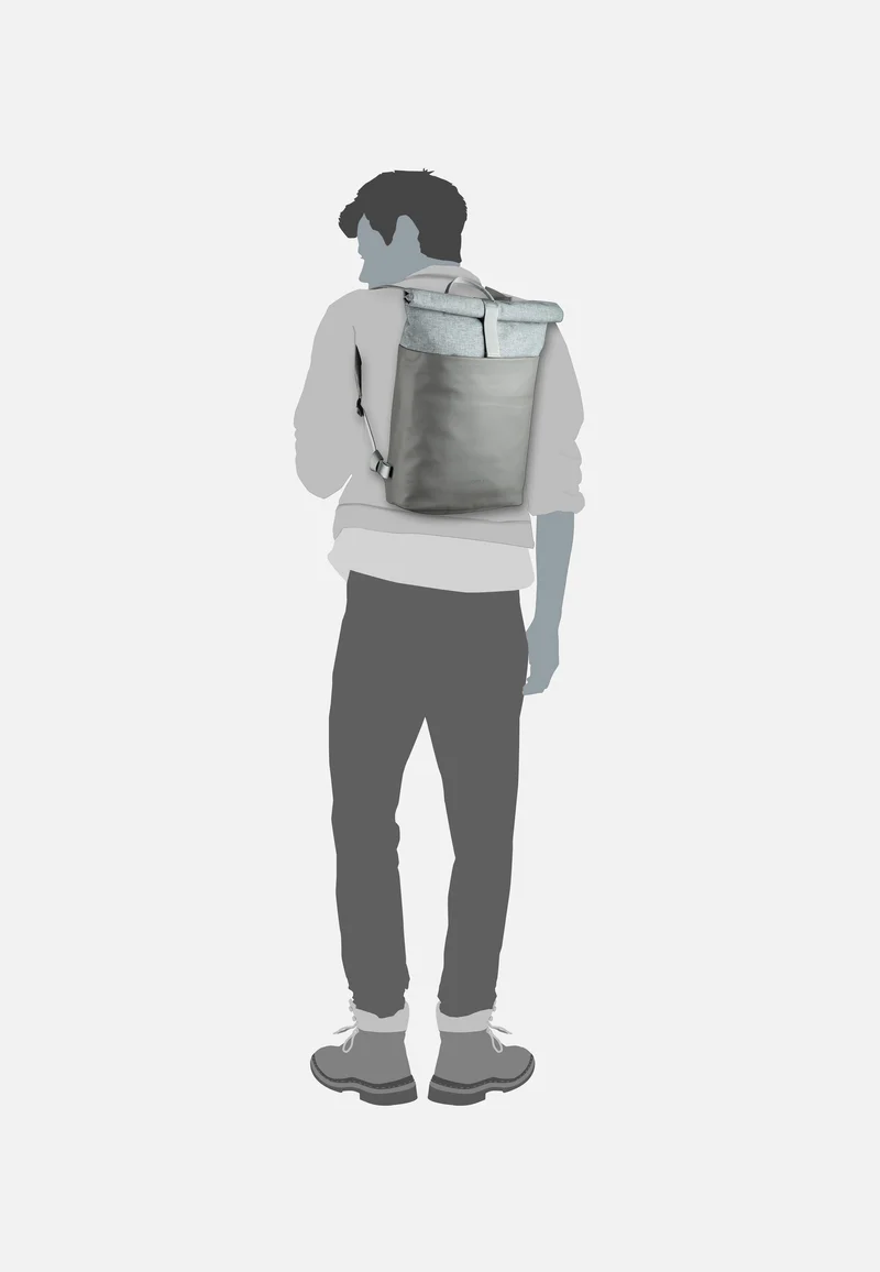 Kim KIR250 Stone - Rolltop Rucksack