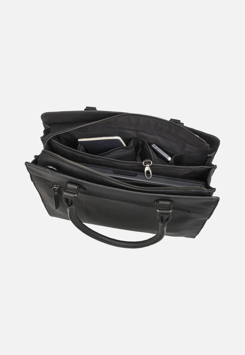 Antique Avery Handbag M 14'' 7001 Black - Aktentasche