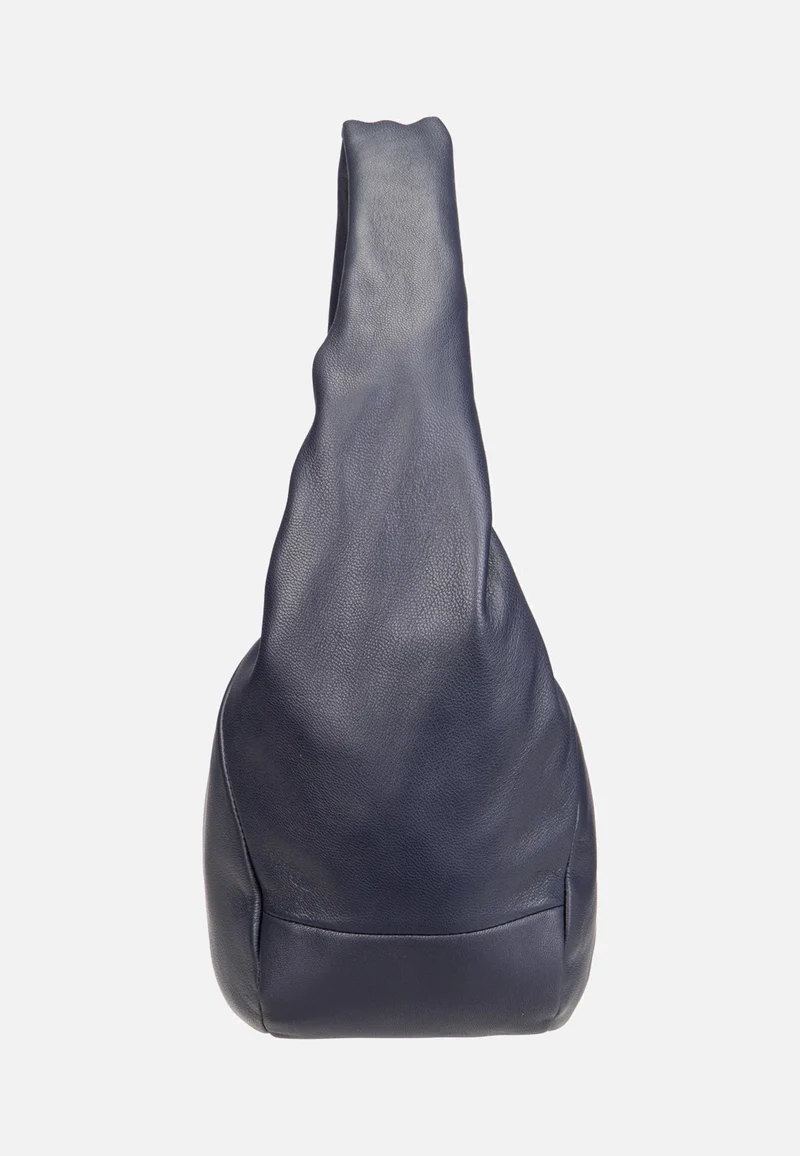 Farrah M Vintage Goat Cobalt Night - Hobo Bag