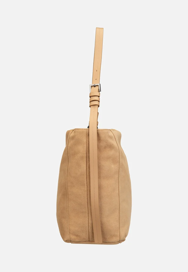 Chudy Hobo M Hydro Suede Light Tan Suede - Hobo Bag