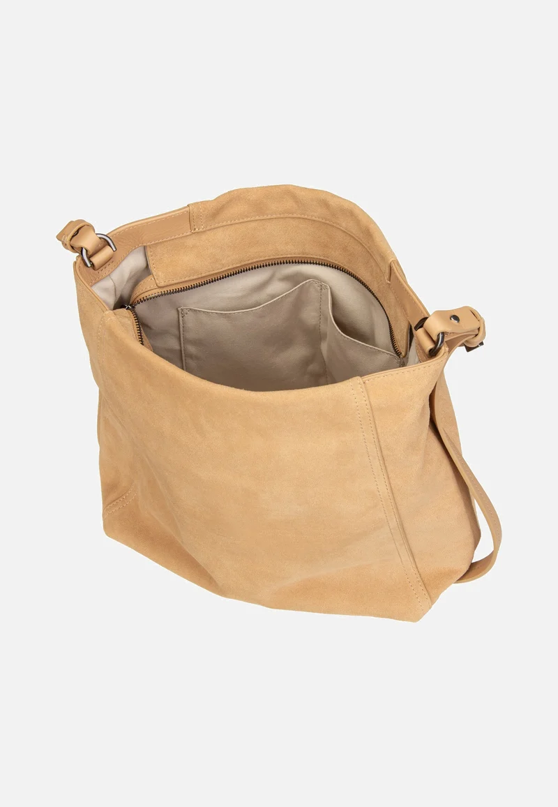 Chudy Hobo M Hydro Suede Light Tan Suede - Hobo Bag
