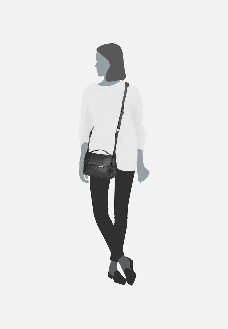 Mrs. Bao Bun Black Smoke - Crossbody Bag