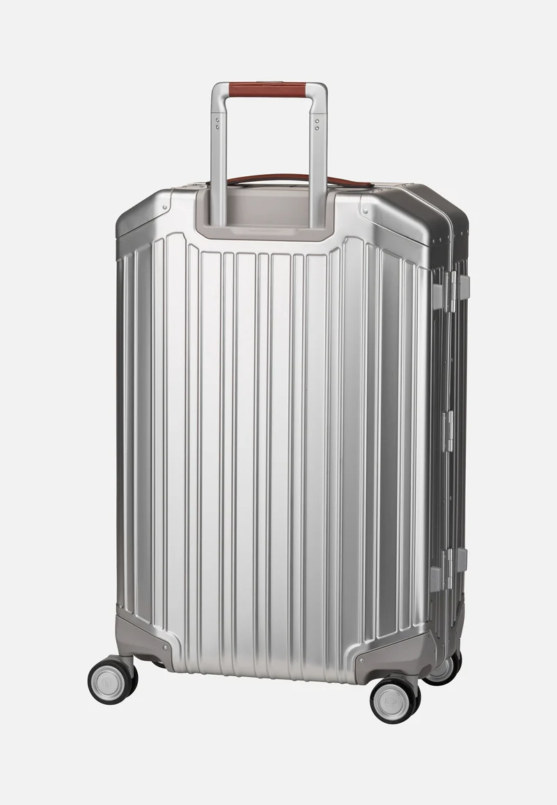 PQ Alu Medium Size Spinner Grigio-Cuoio - Koffer