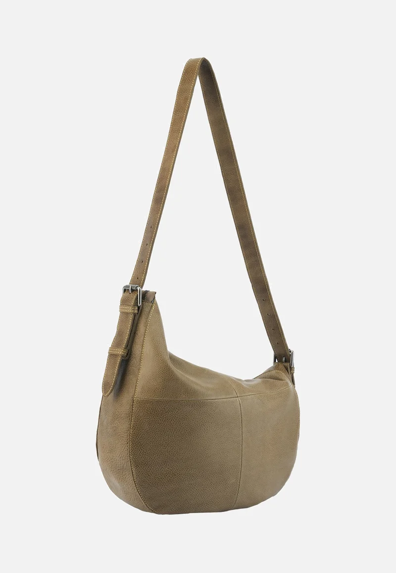 My Forever Friend Shoulderbag With Front Pocket Muddy Khaki - Schultertasche