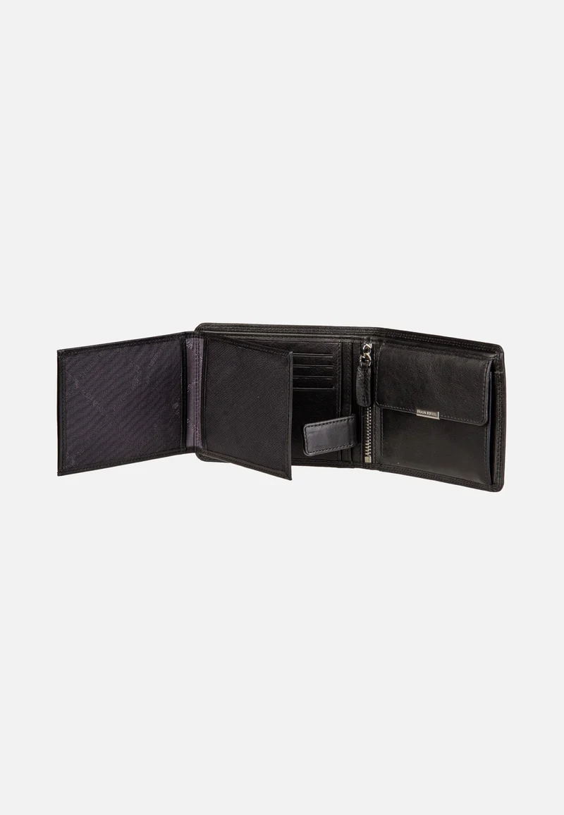 Golf RFID Coin Wallet 8Cs + Loop Black - Portemonnaie
