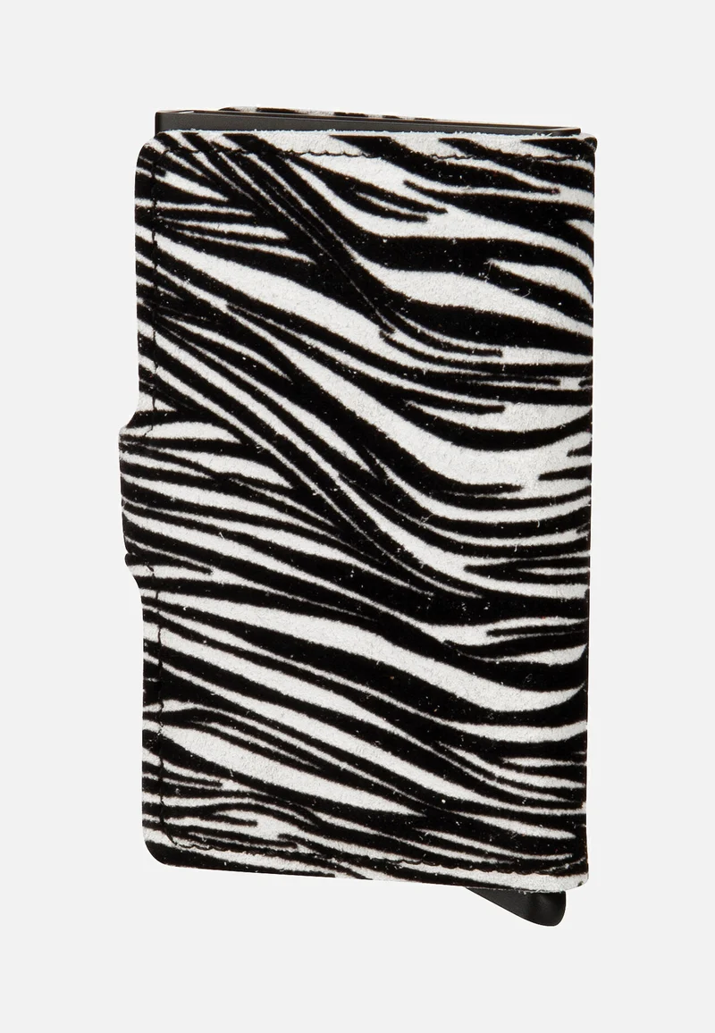 Miniwallet Zebra Light Grey - Portemonnaie
