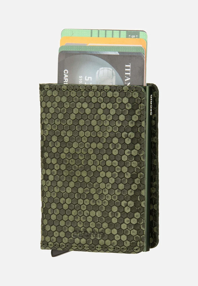Slimwallet Hexagon Green - Portemonnaie
