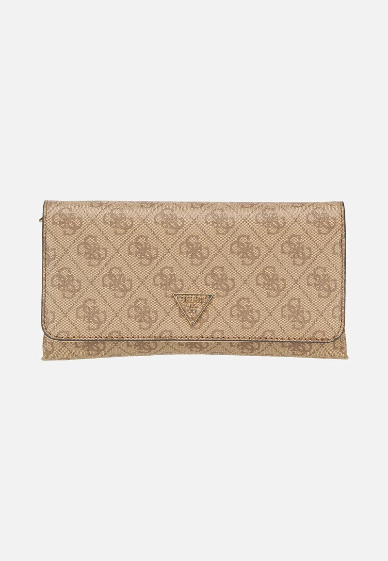 Noelle II Xbody Flap Organizer Latte Logo/Brown - Clutch