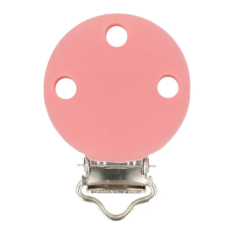 Opry Silikon-Schnullerhalter, rosa, 29,5 × 42,7 mm