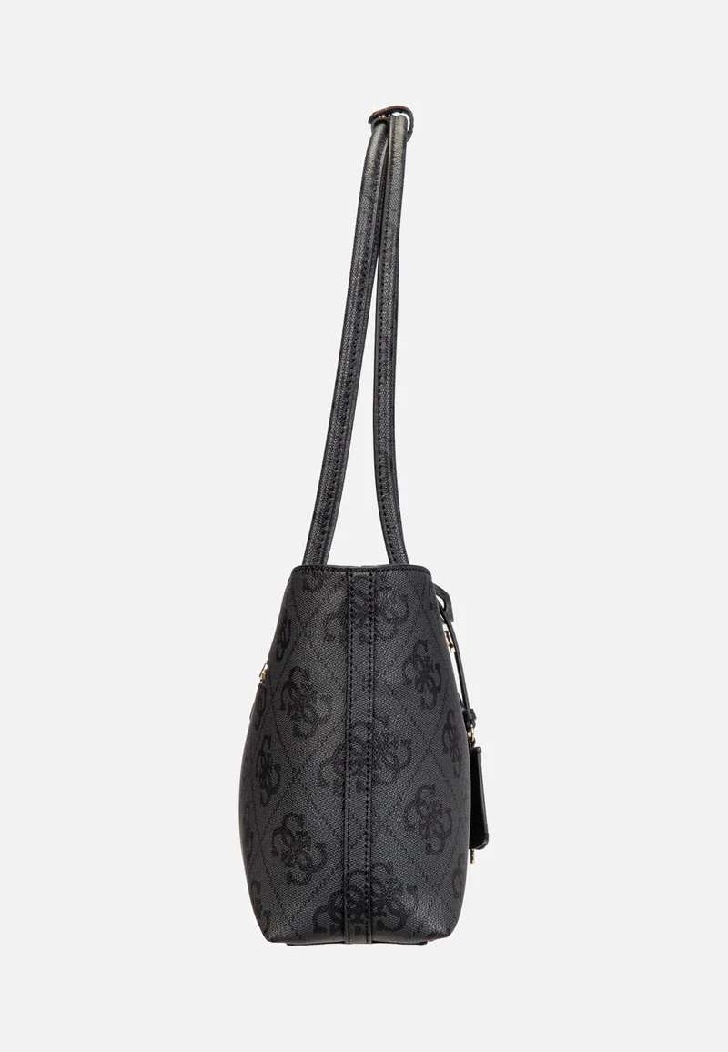 Janie Logo Girlfriend Carryall Coal Logo - Shopper