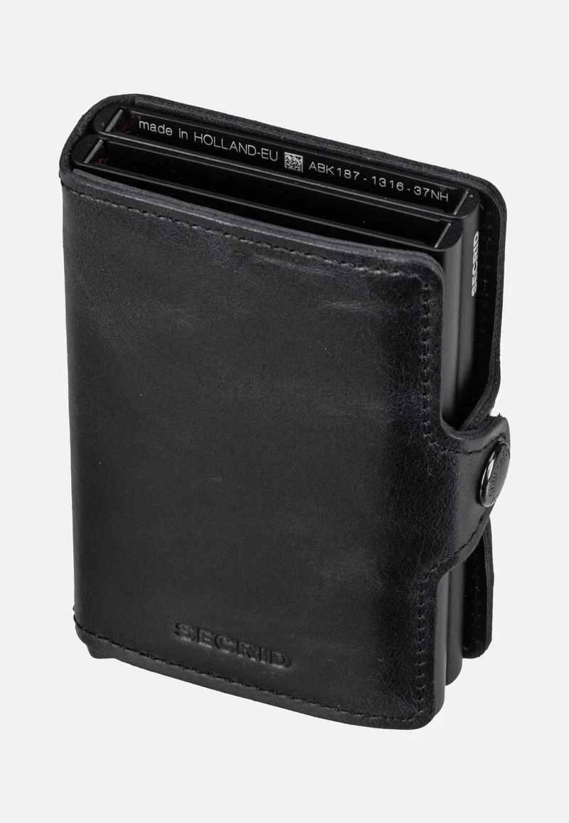 Twinwallet Vintage Black - Portemonnaie