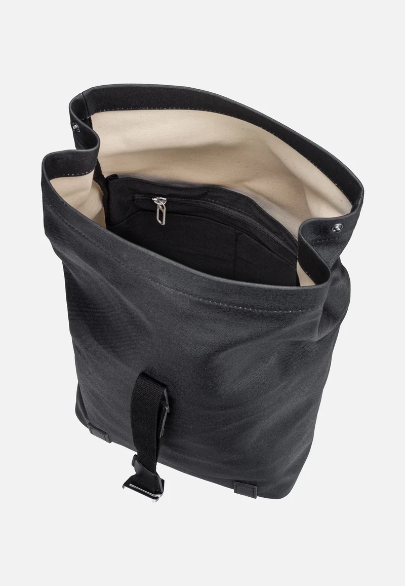 Pickwick Cotton Canvas 12 L Black - Rolltop Rucksack