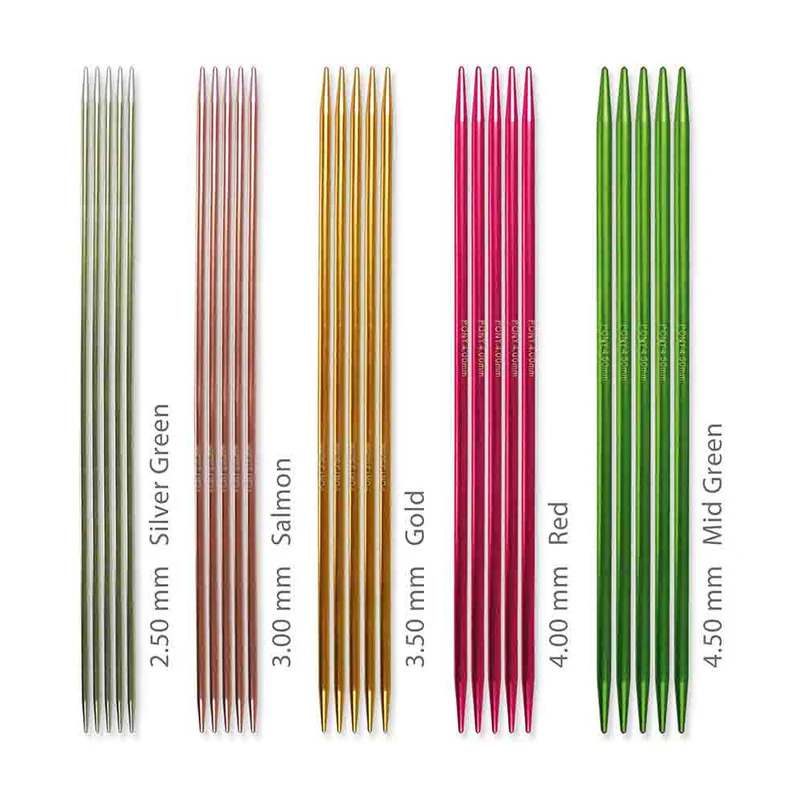 Pony Colour Sockennadel-Set 20 cm 2,50 – 4,50 mm Polka Dot
