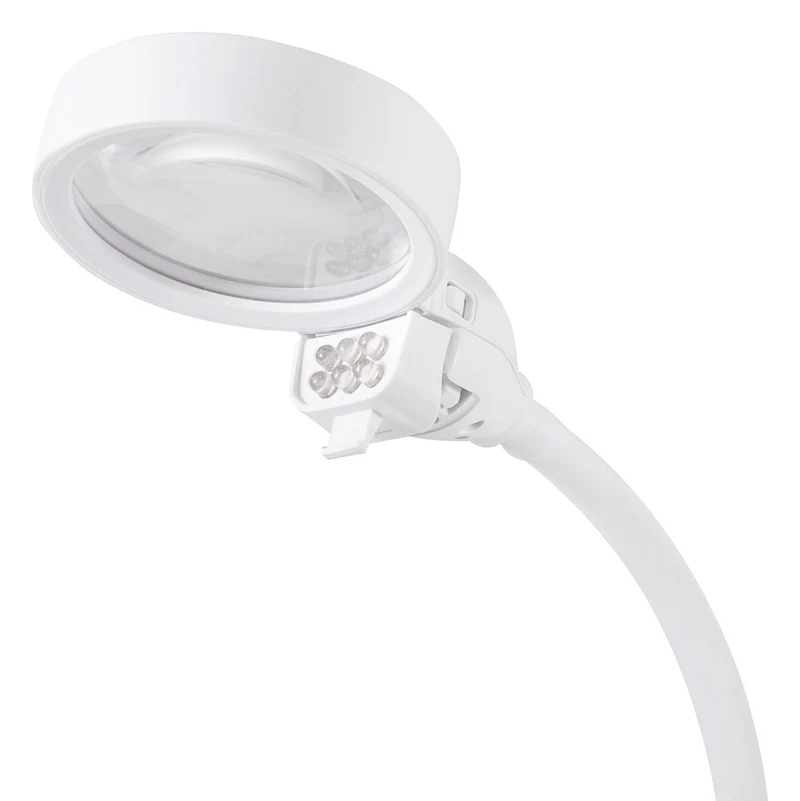 Purelite Multifunktionale Lupe und Tischlampe: Weiß