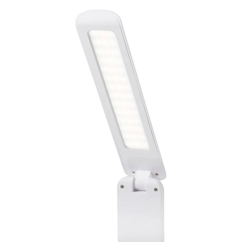 Purelite 2-in-1-Klappleuchte & Taschenlampe: Wiederaufladbar: Weiß