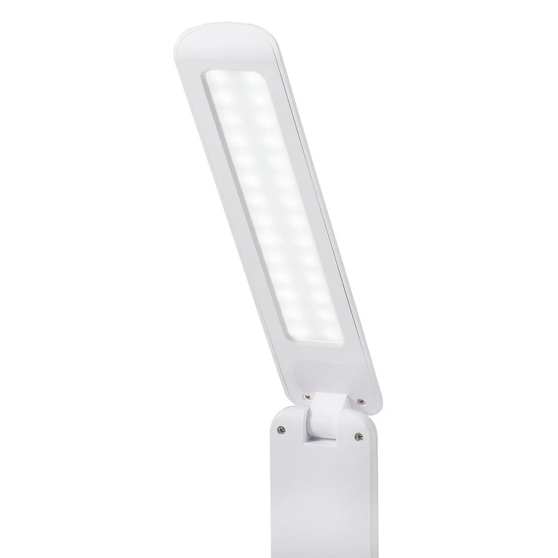 Purelite 2-in-1-Klappleuchte & Taschenlampe: Wiederaufladbar: Weiß