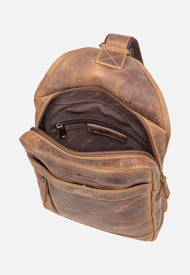 Vintage Crossbody Sattelbraun - Crossbody Bag