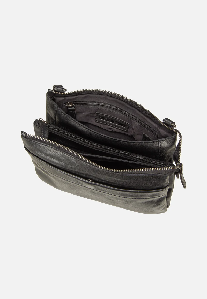 Colombiana Rv 3 Zip Medium Black - Crossbody Bag