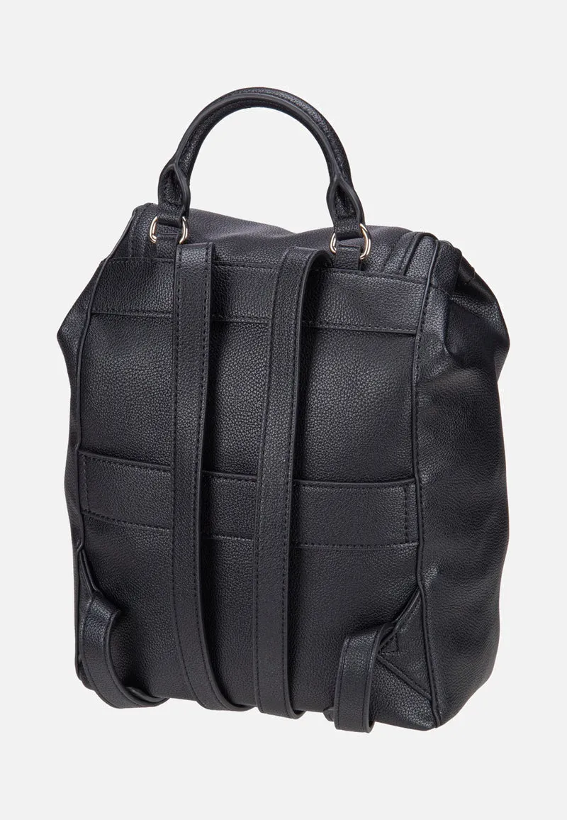 Manhattan II Flap Black - Rucksack