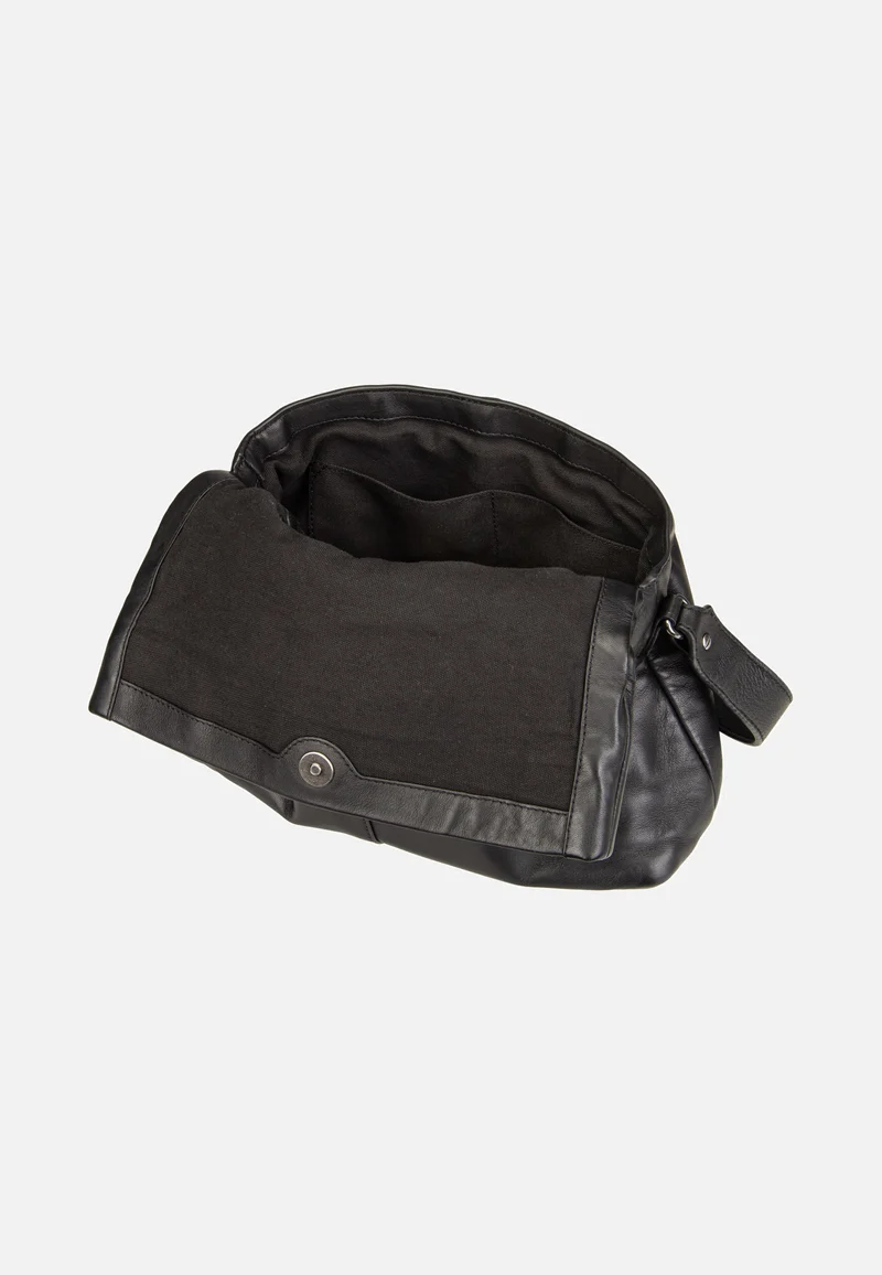 Fiona Hobo Sheep Natural Black - Hobo Bag