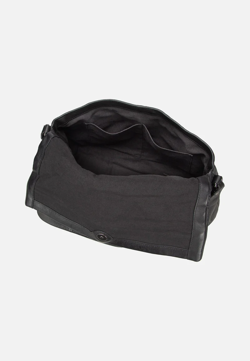 Fiona Hobo M Sheep Natural Black - Hobo Bag