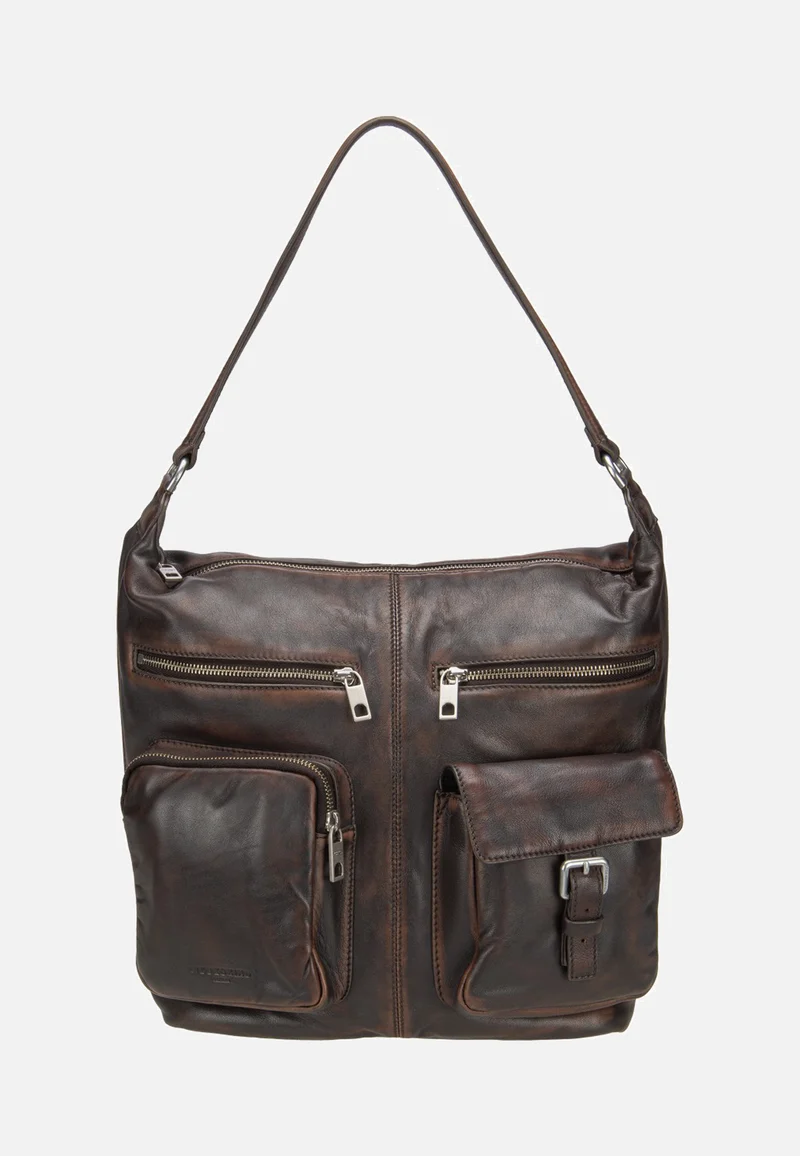 Andrea Hobo M Lamb Snowcem Roasted Coconut - Hobo Bag