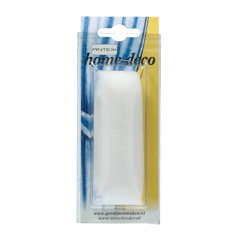 Antex Home Deco Faltenband, transparent, 5 Meter