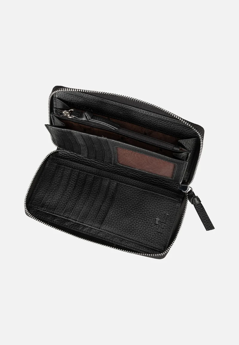 Hanna Zip-Around 16Cs Schwarz - Portemonnaie